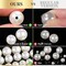 Pearl Beads for Bracelets, 720PCS Bracelet Making Kit for Adult, Friendship Bracelet Kits, Bracelet Bead Kits, Small Pearl Beads and Gold Beads Beading Kit for Bracelets